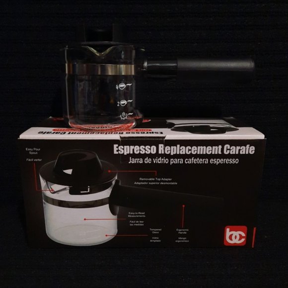 Espresso Replacement Carafe 4 CUPS CAPACITY - Picture 1 of 8
